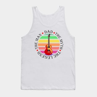 Dad and Guitar Tank Top